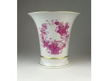 Lila indiai kosaras Herendi porcelán váza