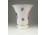 Lila indiai kosaras Herendi porcelán váza