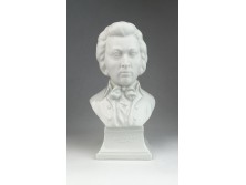 Herendi biszkvit porcelán büszt MOZART
