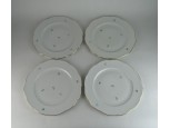 Virágmintás Herendi porcelán tányér 4 db