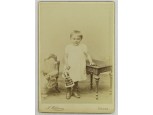 Antik J. WILDNER BRÜNN gyermek fotográfia