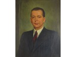 Bánovszky Miklós : Férfi portré 1944