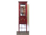 Antik empire rézveretes vitrin 158 cm