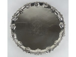 Antik sterling ezüst tálca 1050g 1763