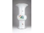 Virágmintás Herendi porcelán váza 35 cm
