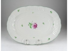 Nagyméretű Herendi porcelán kínáló tálca