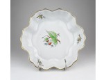 Régi hecsedlis Herendi porcelán kínáló tál