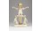 Pitiző foxik német porcelán figura 14.5 cm