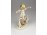 Pitiző foxik német porcelán figura 14.5 cm