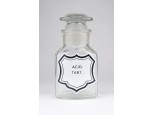 Régi gyógyszertári patika üveg ACID TART