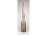 Karcagi irizáló lila fátyolüveg váza 47 cm