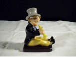 Hummel jellegű porcelán kisfiú