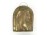 Kornfeld János : Apáca portré bronz relief 1968