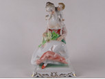 A nyár hírnöke Herendi porcelán szobor 25 cm