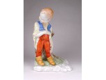 Régi Herendi porcelán könyvtámasz 19.5 cm