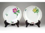 Hibátlan Herendi porcelán tányér pár ~1930