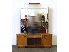 Régi art deco pipere tükör 174 x 132 cm