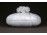 Hatalmas hófehér Herendi porcelán bonbonier