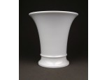 Hófehér Herendi porcelán váza 14.5 cm