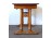 Antik Biedermeier cseresznyefa furnéros fiókos íróasztal 66 x 136 cm