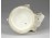Antik francia kalapos virágárus nő porcelán figura 12 cm