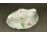 Régi Herendi tulipános porcelán szószos tál alátéttel