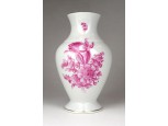 Virágdíszes Herendi porcelán váza 16 cm