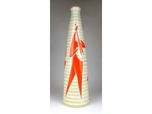 Régi sérült Zsolnay - Török porcelán váza 40.5 cm