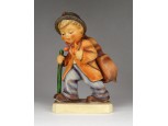 Régi Hummel nagybőgős porcelán kisfiú 13.5 cm