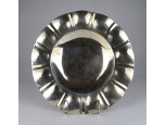 Régi gyönyörű art deco 800-as kalapált ezüst kínáló 500 g