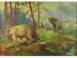 Kátai Mihály : Viaskodó bikák 1979