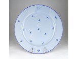 Régi ritka halványkék Herendi porcelán kínáló tál 30 cm 1946