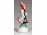 Antik óherendi mini porcelán menyecske figura 4 cm