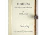 Kapi Béla : Békesség 1928 bőrkötéses imakönyv