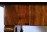 Antik Biedermeier diógyökér furnéros fiókos íróasztal 65 x 110 cm