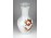 Régi nagyméretű aranyozott virágdíszes Unterweissbach porcelán váza 26.5 cm