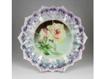 Antik jelzett osztrák porcelán dísztányér 28.5 cm