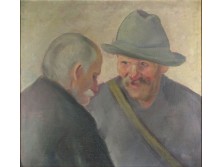 Kisjenői Klein Ernő : Beszélgető öregek