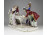 Régi jelzett Scheibe-Alsbach porcelán szoborcsoport talapzaton