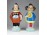 XX. századi keleti nodding porcelán szobor bólogatós figura pár házaspár  19 cm 
