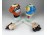 XX. századi keleti nodding porcelán szobor bólogatós figura pár házaspár  19 cm 