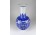 Kék-fehér keleti Jingdezhen porcelán váza 27.5 cm