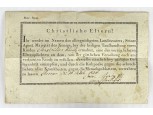Antik német oltási bizonyítvány 1897