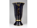 Régi kobaltkék Jlmenau porcelán váza 16 cm