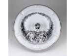 Jurcsák mintás Hollóházi porcelán hamutál 17 cm