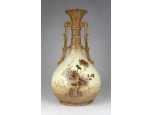 Antik bécsi Ernst Wahliss biszkvit porcelán váza 25.5 cm