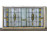 Antik színes ólomüveg ablak 55.5 x 113 cm