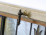Antik színes ólomüveg ablak 55.5 x 113 cm