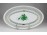Zöld Apponyi mintás áttört fonott Herendi porcelán kínáló 26.5 cm
