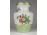 Viktória mintás Herendi porcelán váza 14 cm